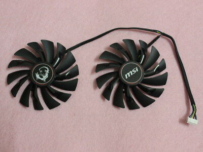 95mm Msi Gtx 960 970 980 Gaming Dual Fan Pld10010s12hh 6pin Dc 12v 0.40a R189b