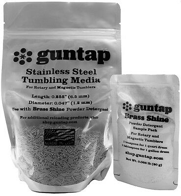 2 1/2 Pounds Stainless Steel Tumbling Media Pins 2.5lb .047" X .255" Made In Usa