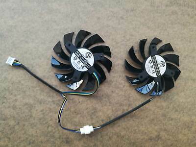 75mm Video Card Dual Fan For Msi Gtx 560 570 R6970 Twin Frozr Ii Pld08010s12hh 1